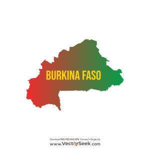 Burkina Faso Map Vector