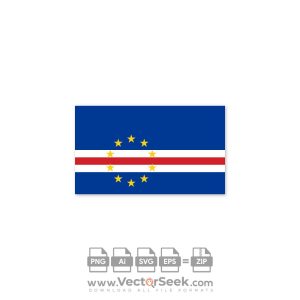 Cabo Verde Flag Vector