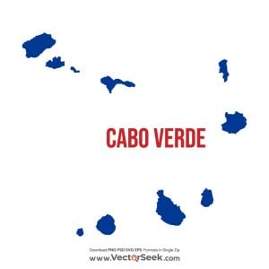 Cabo Verde Map Vector