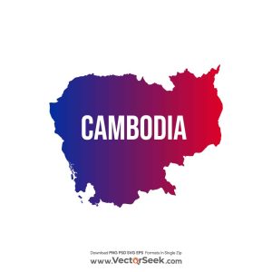 Cambodia Map Vector