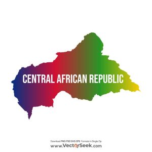 Central African Republic Map Vector