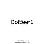 Coffee#1 Logo Vector