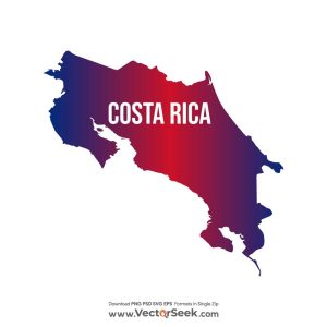 Costa Rica Map Vector