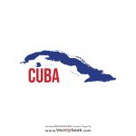 Cuba Map Vector