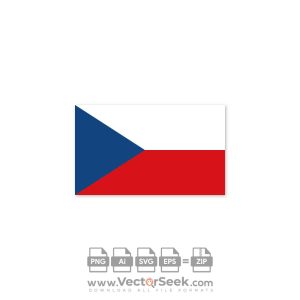 Czech Republic (Czechia) Flag Vector