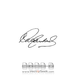 Dale Earnhardt Signature Logo Vector