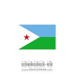 Djibouti Flag Vector