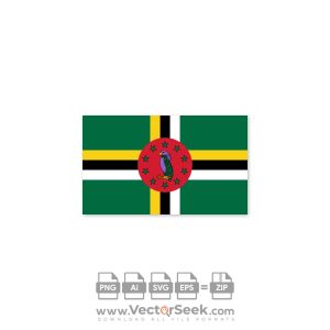 Dominica Flag Vector