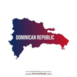 Dominican Republic Map Vector