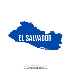 El Salvador Map Vector