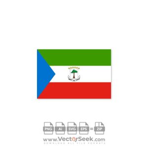 Equatorial Guinea Flag Vector