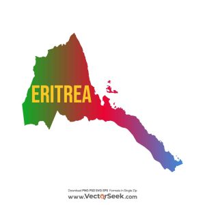 Eritrea Map Vector