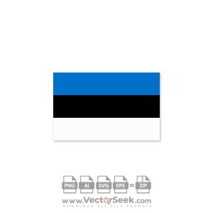 Estonia Flag Vector