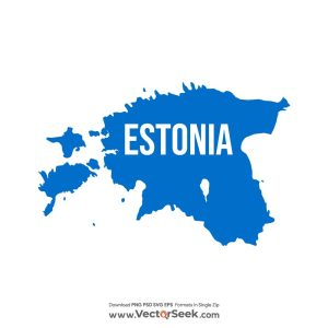 Estonia Map Vector