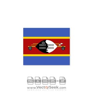 Eswatini Flag Vector