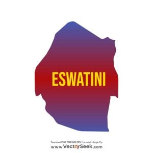 Eswatini Map Vector