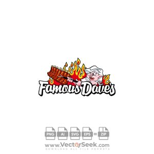 Famous Dave’s Logo Vector