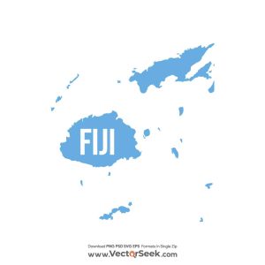 Fiji Map Vector