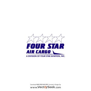 Four Star Air Cargo Logo Vector