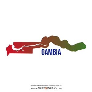 Gambia Map Vector