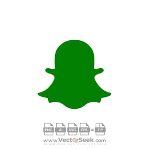 Green Snapchat Icon Vector