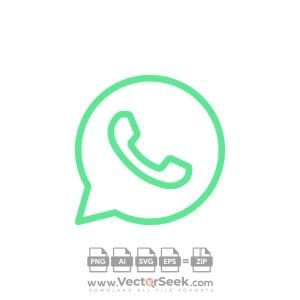 Green Whatsapp Icon Vector