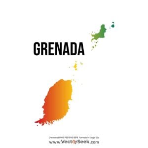 Grenada Map Vector