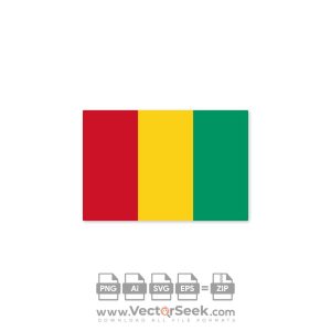 Guinea Flag Vector