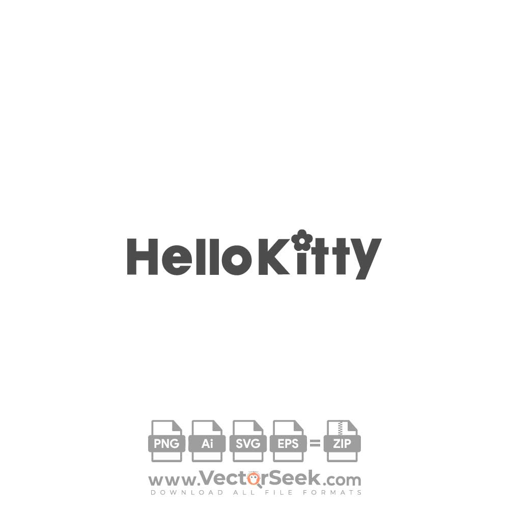 Hello Kitty Logo Vector SVG Icon - SVG Repo