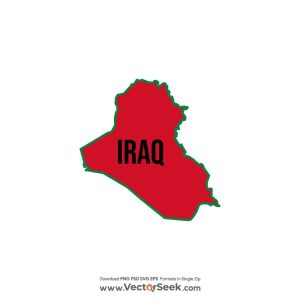 IRAQ Map Vector
