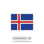 Iceland Flag Vector