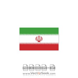 Iran Flag Vector