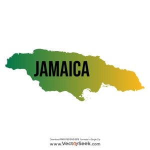 Jamaica Map Vector