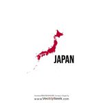 Japan Map Vector