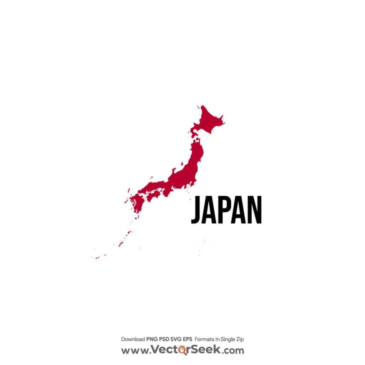 Japan Map Vector - (.Ai .PNG .SVG .EPS Free Download)