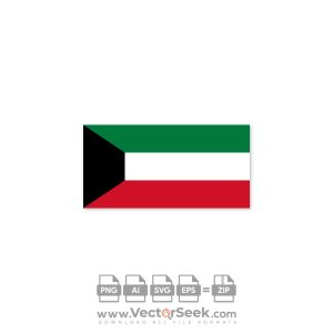 Kuwait Flag Vector