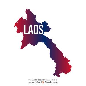 LAOS Map Vector