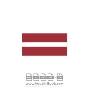 Latvia Flag Vector