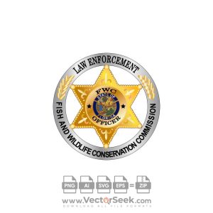 Law Enforcement Fish and Wildlife Conservation Logo Vector