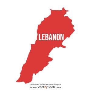 Lebanon Map Vector