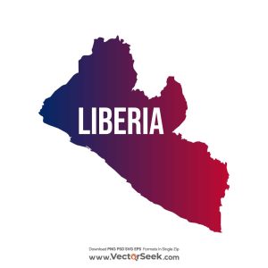 Liberia Map Vector