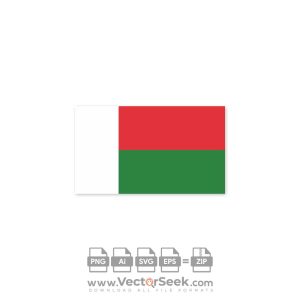 Madagascar Flag Vector