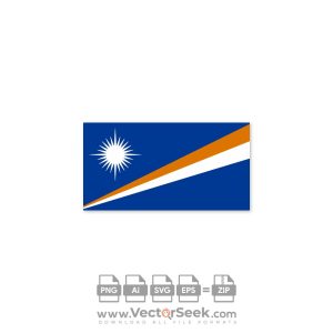 Marshall Islands Flag Vector