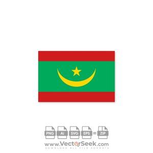 Mauritania Flag Vector