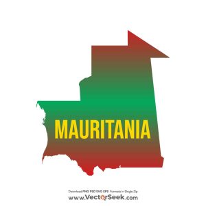 Mauritania Map Vector