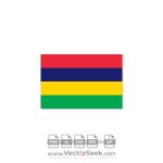 Mauritius Flag Vector