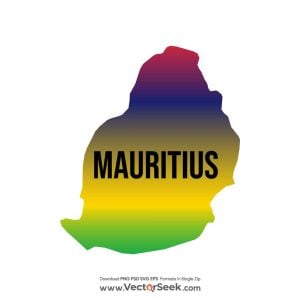 Mauritius Map Vector