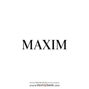 Maxim Magazine Logo Vector