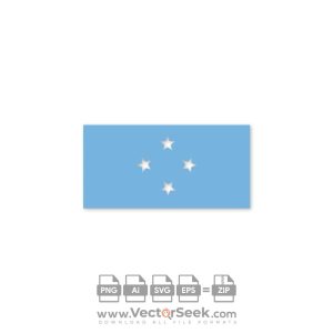 Micronesia Flag Vector