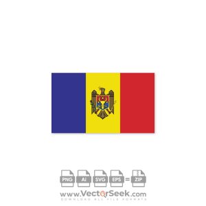 Moldova Flag Vector